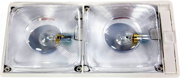 Arcon 11825 Single Light with White Lens and White Base