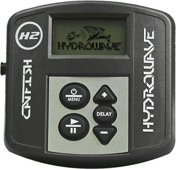 HydroWave H2 Electronic Fishing Call Package for Boats - Catfish Edition - Shock and Water Resistant with 9 Sound Patterns - Stimulate a Feeding Frenzy and Attract More Fish Black