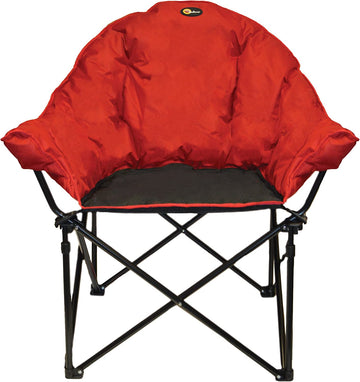 FAULKNER Big Dog Bucket Chair, Burgundy/Black