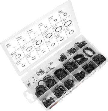 PERFORMANCE TOOL W5212 Wilmar 300 pc. External Snap Ring Black 300 Pc External Snap Ring