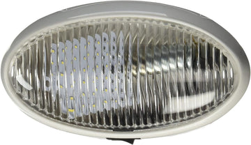 Valterra Diamond Group by DG52730VP Utility/Porch Light with On/Off Switch - 6", White, Oval