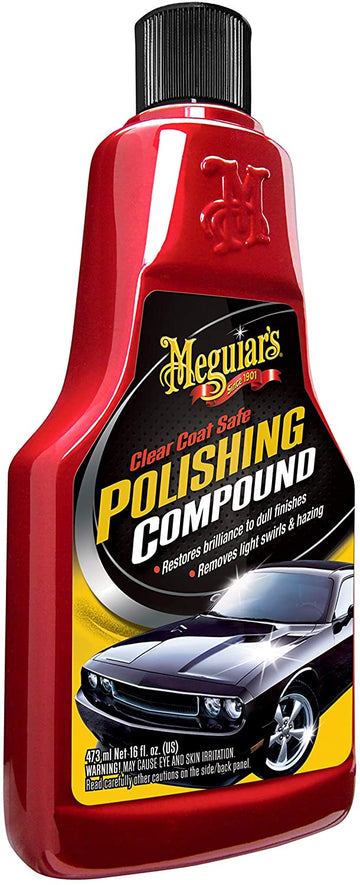Meguiar's G18116 Clear Coat Safe Polishing Compound 16 oz.