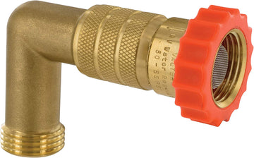 Valterra Brass Standard A01-2222VP Water Regulator 40-50 Psi W/90 Degree Hose Saver Lead Free