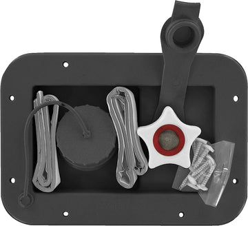 Valterra A01-2001BKVP Gravity/City Water Inlet - Black (Carded)