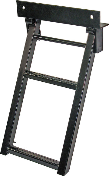 Buyers Products RS2 Black 2-Rung Retractable Truck Step