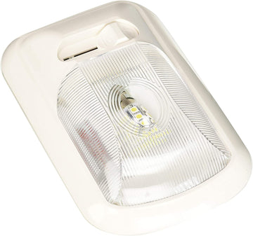 Arcon 51266 White Single Dimmable LED Euro Style Light with Optic Lens