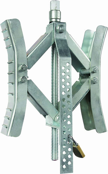 Camco 44662 Wheel Stop with Wrench & Lock Metal Wheel Stop with Lock