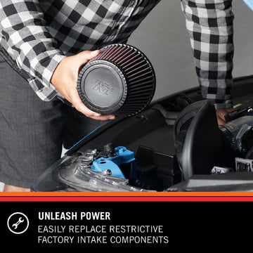 K&N 62-1600WT Vent Air Filter / Breather: Vent Air Filter/ Breather; 0.375 in/0.5 in (10 mm/13 mm) Flange ID; 1.75 in (44 mm) Height; 2 in (51 mm) Base; 1.5 in (38 mm) Top