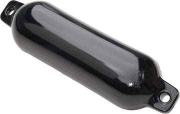 Taylor Made Products 71028 Hull Gard Inflatable Vinyl Boat Fender, 8.5 x 27 inch, Black Black 8.5" x 27"