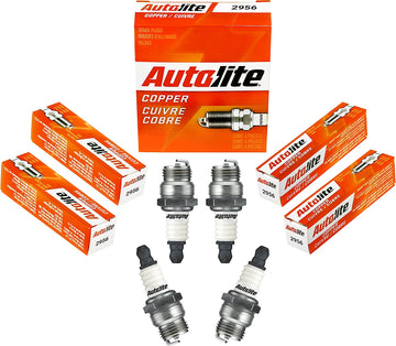 Autolite 2956 Copper Non-Resistor Automotive Replacement Spark Plugs (4 Pack)