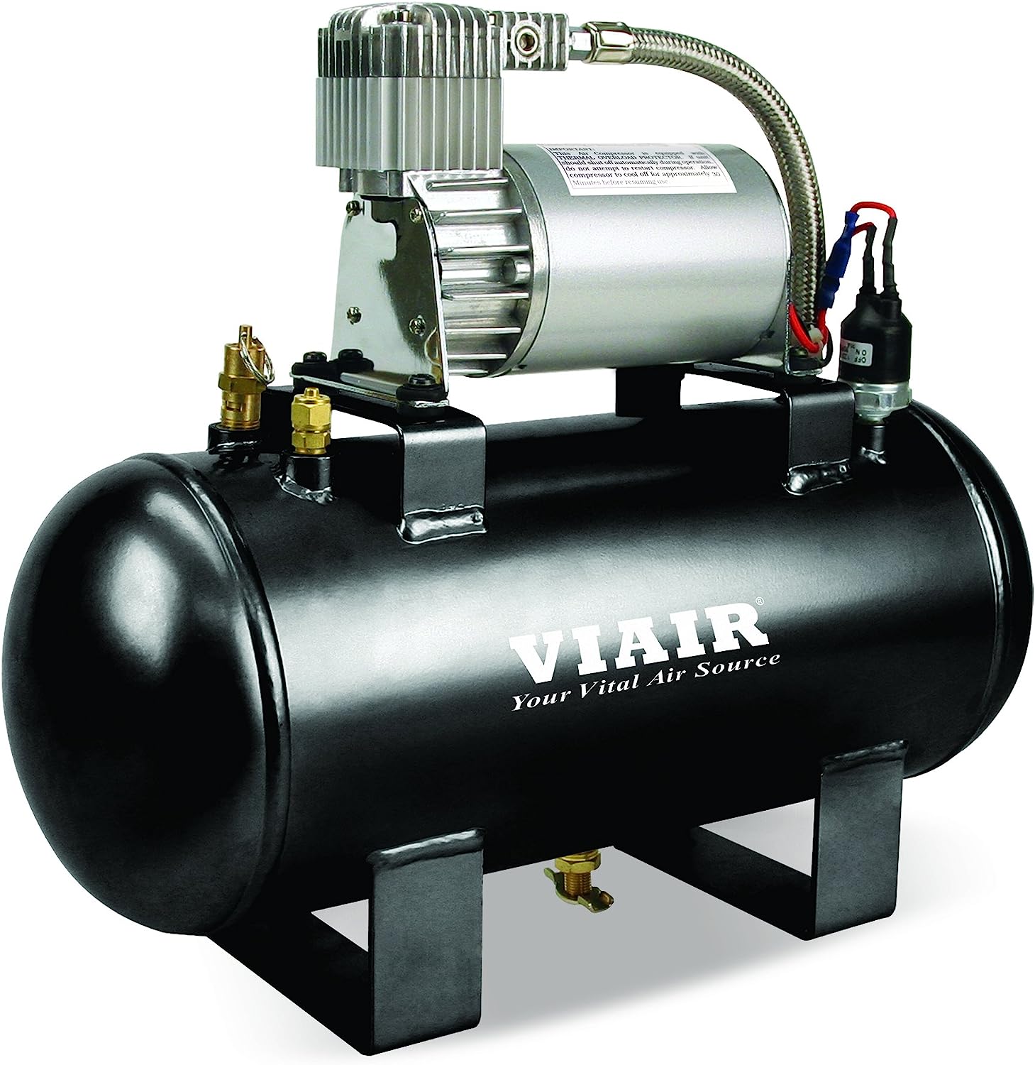 1.5 Gal. Tank Air Source Kit Fast Fill-120 (12V, 120 PSI Compressor)