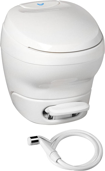 Thetford 31100 Bravura White High Profile Toilet with Water Saver Hand Spray High White