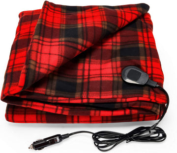 Camco 42804 Red 59" x 43" 12V Heated Blanket