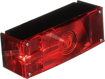 attwood 14063-7 Low-Profile Submersible Trailer Light Kit, for Trailers Over 80 Inches Wide, 2 Lamps, Wiring Harness, Hardware, One Size