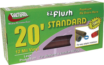 Valterra D04-0016 EZ Flush 20' Bronze Standard Drain Hose 20 Foot