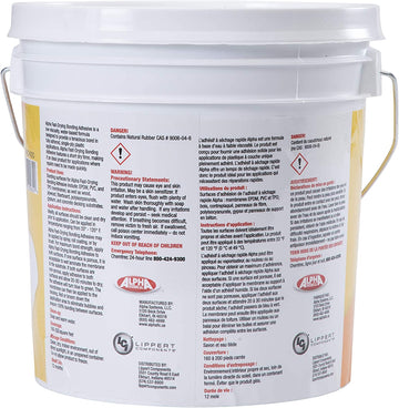 Alpha Systems 862400 8019 Water-Based Bonding Adhesive - Gallon