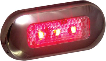 TH Marine LED-51823-DP LED Oblong Courtesy Lights Red