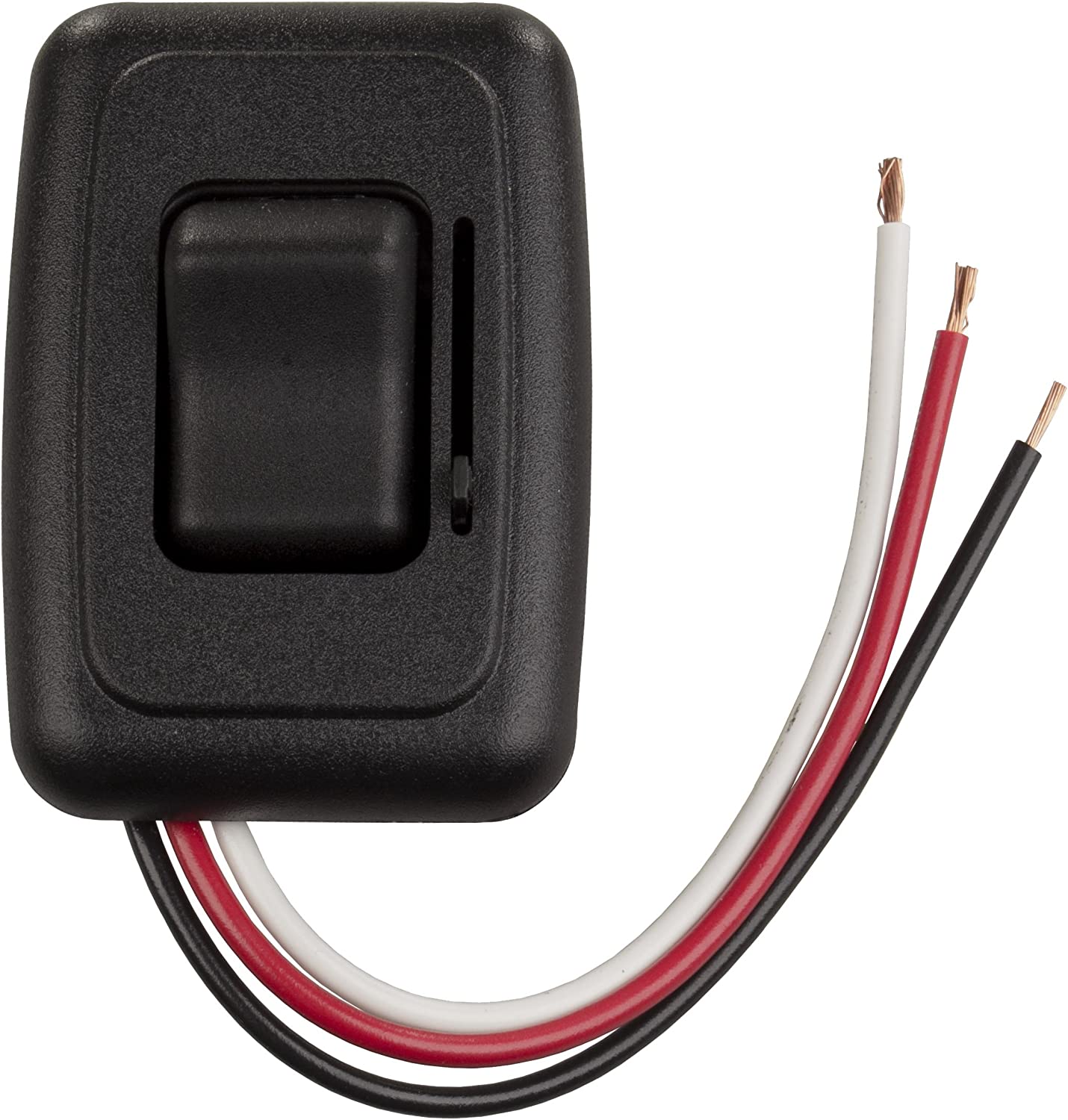 JR Products 05-12315 LED Side Slide Dimmer Switch - Black