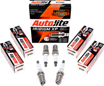 Autolite Iridium XP Automotive Replacement Spark Plugs, XP606 (4 Pack)
