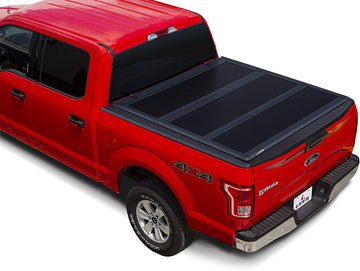 LEER HF350M | Fits 2015-2022 GM Chevy Colorado/GMC Canyon with 5.2 FT Bed | Low-Profile, Easy On/Off, Hard Tri-Fold Truck Bed Tonneau Cover
