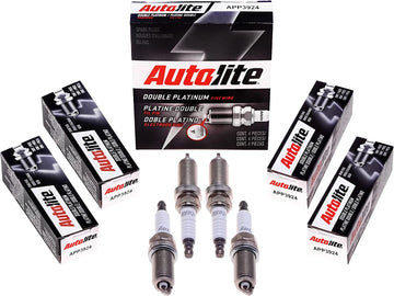 Autolite APP3924-4PK Double Platinum Spark Plug, Pack of 4