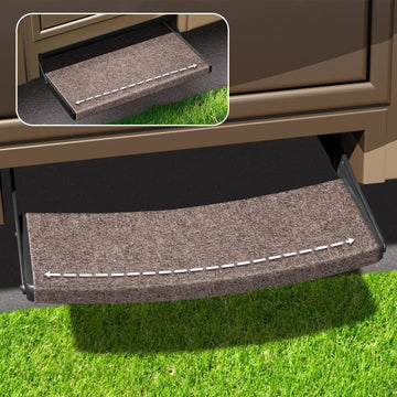 PREST-O-FIT Walnut Brown 2-0391 Outrigger Universal RV Step Rug-22