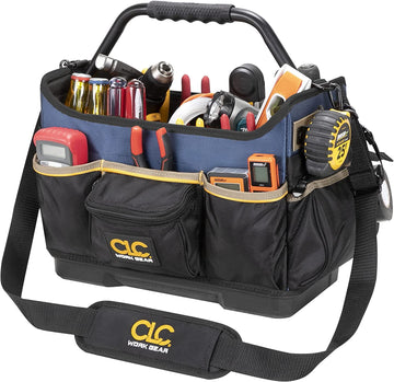 CLC Work Gear PB1580 15" Molded Base Open-Top Toolbox , Black