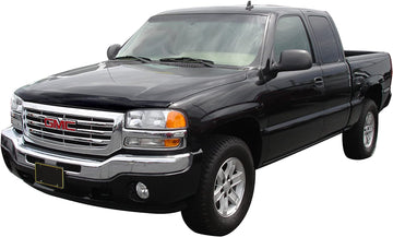 Auto Vent Shade 322015 Aero Skin Flush Mount Dark Smoke Hood Protector for 1999-2007 GMC Sierra 1500, 2001-2004 Sierra 2500 and 3500