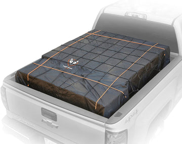 Rightline Gear 100T60 Truck Bed Cargo Net with Built-in Tarp Black