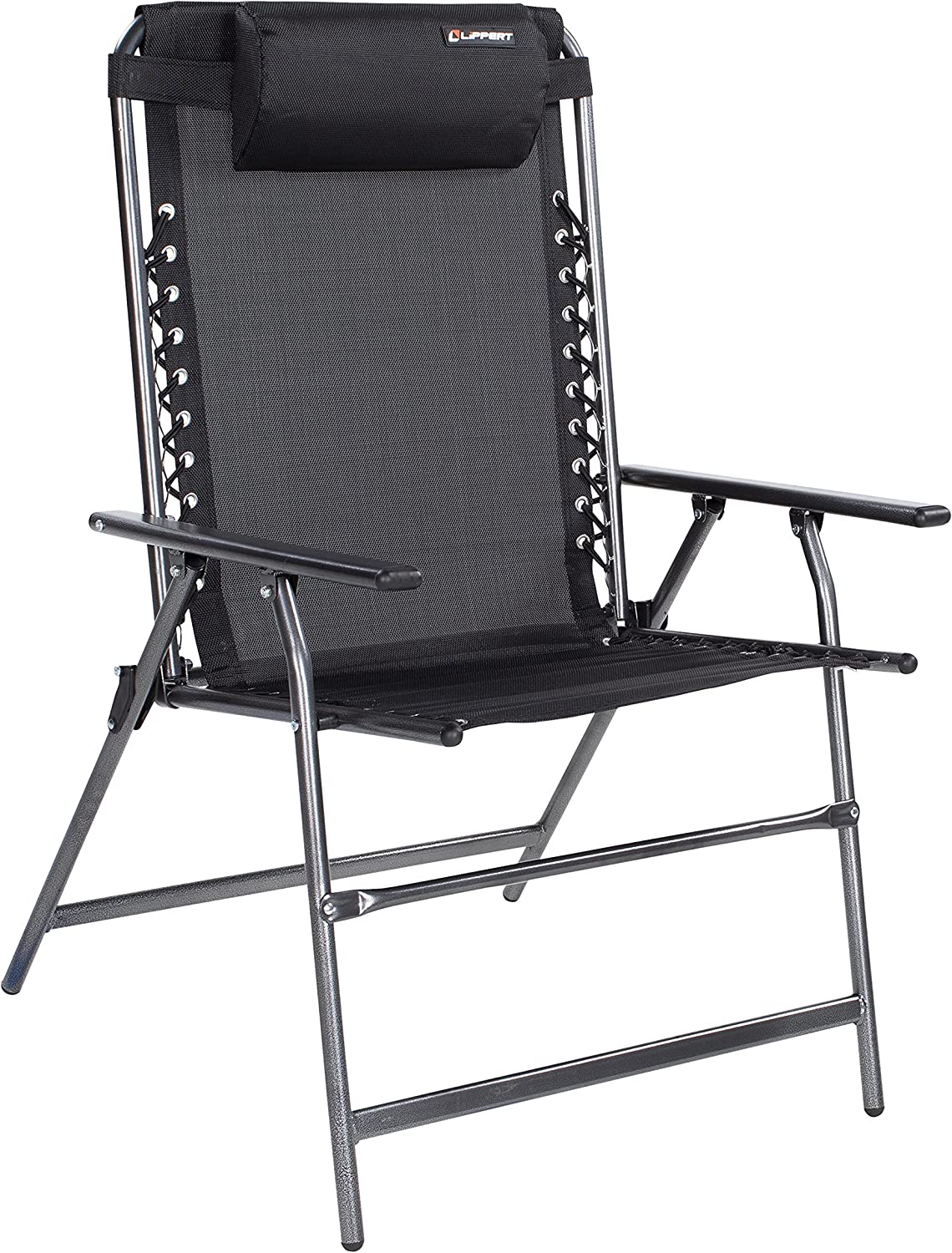 Lippert All-Weather Bungee Deck Chair with Adjustable Headrest