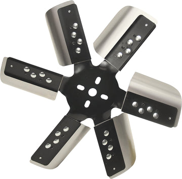 Derale 17015 Heavy Duty Fan Blade Series 1000 15" Stainless Steel Flex Fan Standard Rotation