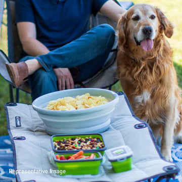 Lippert 2021123295 Campfire Ottoman - Dark Gray