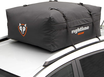 rightline GEAR Range Jr Car Top Carrier, 10 cu ft Sized for Compact Cars, Weatherproof +, Attaches with or Without Roof Rack - 100R50 10 cu ft - w/ or w/o roof rack