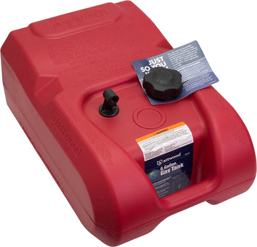 attwood 8806LP2 EPA and CARB Certified 6-Gallon Portable Marine Boat Fuel Tank 0 No Gauge