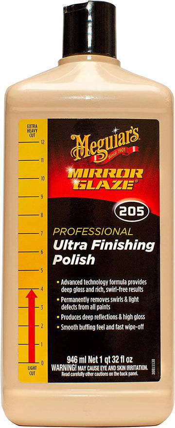 Meguiar's M20532 Mirror Glaze Ultra Finishing Polish, 32 Fluid Ounces, 1 Pack 32 Oz