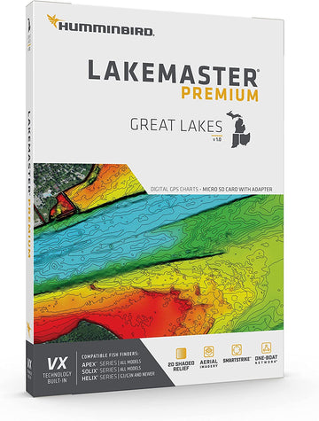 Humminbird 602002-1 LakeMaster Premium - Great Lakes V1