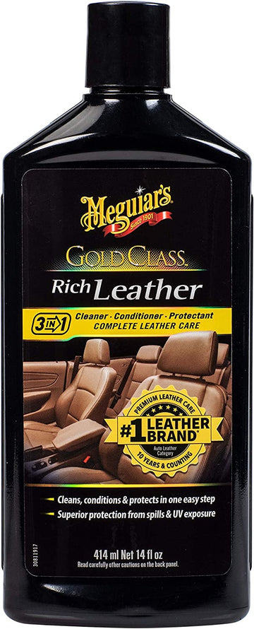 Meguiar's G7214 Gold Class Leather Cleaner and Conditioner