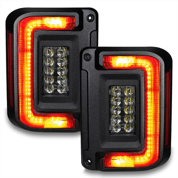 Oracle Lighting - 5891-504 - 07-17 Compatible with/Replacement for Jeep Wrangler JK Flush Mount Tail Lights Standard