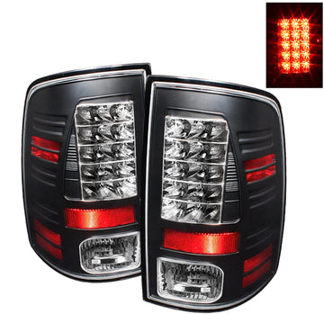 Spyder Auto 5017543 LED Tail Lights Black/Clear