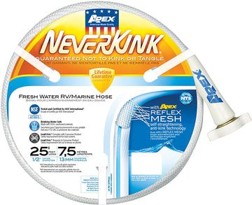 Teknor Apex 7602-25 Neverkink 1/2" X 25' RV and Marine Hose