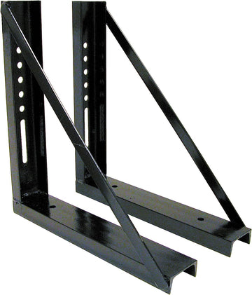 Buyers Products 1701005B Black Powder Coated Welded Bracket 18x18 Bolted Structural