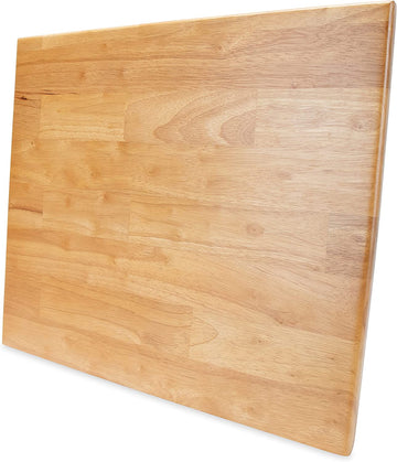 Camco Oak Accents RV Silent Top Stovetop Cover | 19 ½-inches (L) x 17-inches (W) x ¾-inches (H) | (43521) Oak Stovetop Cover