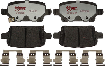 Premium Raybestos Element3 EHT™ Replacement Rear Brake Pad Set for Select ’17-’19 Chevrolet Bolt EV, ’16-’19 Chevrolet Cruze/Volt Model Years (EHT1857H)
