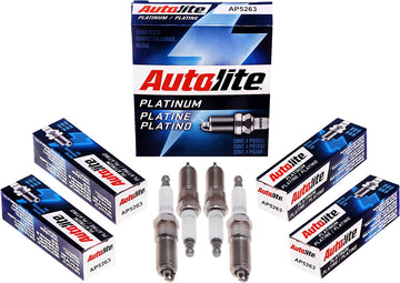 Autolite Platinum AP5263 Automotive Replacement Spark Plugs (4 Pack)