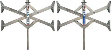 BAL Rv Products Group BAL 28024 X-Tended Fit X-Chock - Double,Silver