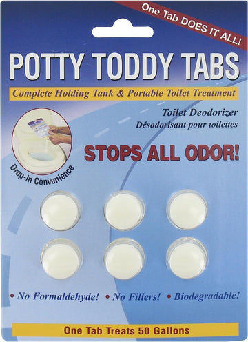 Valterra Q5000VP Potty Toddy Tabs - 6/Card
