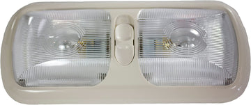 Arcon 18015 Double Light with Colonial White Base and Optic Lens