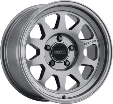 Method Race Wheels 316 Gloss Titanium 17x8.5 5x5, 0mm Offset 4.75" Backspace, MR31678550800 17x8.5 inches, 5x5, 0/4.75" GLOSS TITANIUM