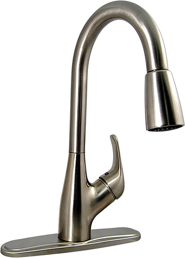 Phoenix PF231461 Single Handle Pulldown Kitchen Faucet, Brushed Nickel