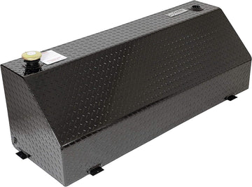 Dee Zee DZ92556B Liquid Transfer Tank Volume 76.2 Gallons L 56 in. x W 20 in. x H 20 in. Wedge Shape Black-Tread Aluminum Liquid Transfer Tank